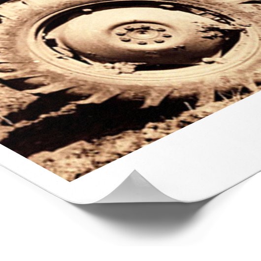 Ferguson Traktor 1950 Poster (Ecke)