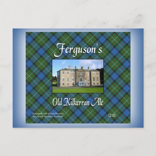 Ferguson's Old Kilkerran Ale Postkarte (Vorderseite)