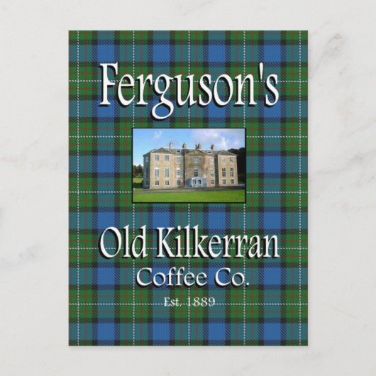 Ferguson's Old Kilkerran Coffee Co. Postkarte (Vorderseite)