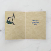 Fergusson Abzeichen & Tartan Personalisierte Karte (Innenseite)