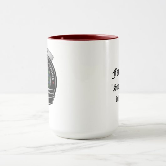 Fergusson Clan Abzeichen Combo 15oz Tasse (Zentrum)