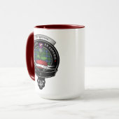 Fergusson Clan Abzeichen Combo 15oz Tasse (Vorderseite Links)