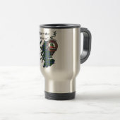 Fergusson Clan Abzeichen Travel Mug Reisebecher (VorderseiteRechts)