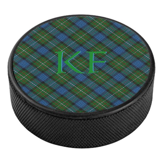 Fergusson Offizielles Tartan mit Monogramm/Initial Eishockey Puck (3/4)