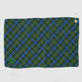 Fergusson Offizielles Tartan mit Monogramm/Initial Golfhandtuch (Horizontal)