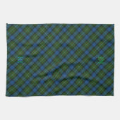 Fergusson Offizielles Tartan mit Monogramm/Name Geschirrtuch (Horizontal)