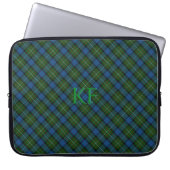Fergusson Offizielles Tartan mit Monogramm/Name Laptopschutzhülle (Vorderseite)