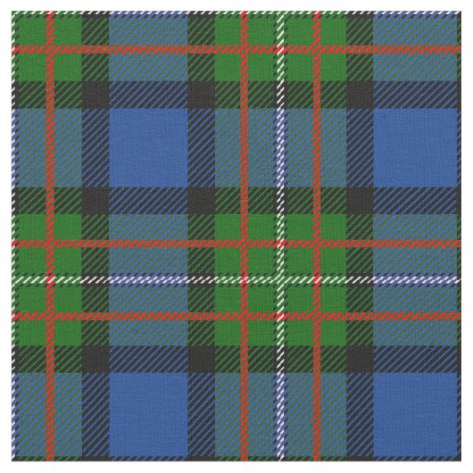 Fergusson Tartan-Druck Stoff (Nahaufnahme)