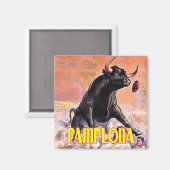 Feria de Pamplona Vintag 1948 Magnet (Vorderseite/Rückseite)