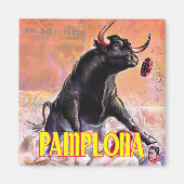 Feria de Pamplona Vintag 1948 Magnet (Vorne)