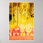 Feria de Sevilla Spanien Vintage Poster (Vorne)