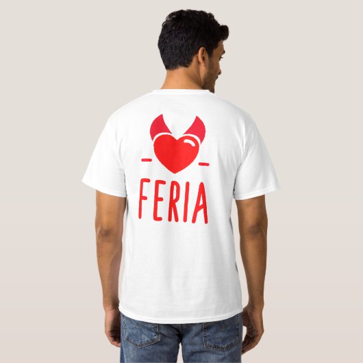 Feria des Humor-Dämonen T-Shirt (Schwarz voll)