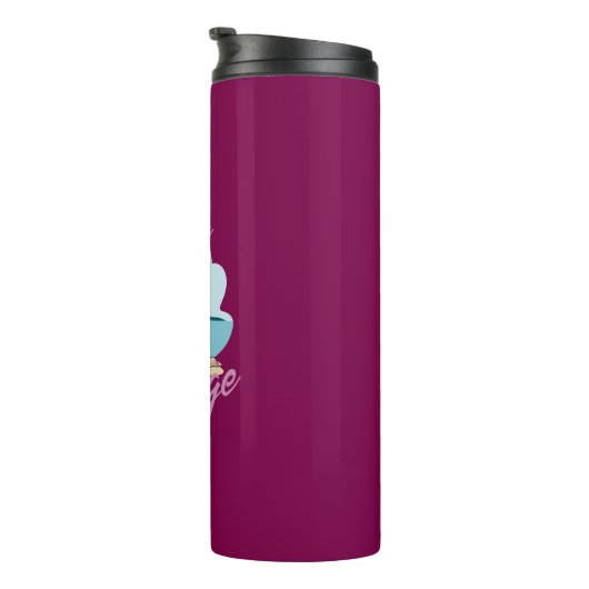 Ferien am Strand Thermosbecher (Nach rechts gedreht)