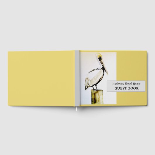 Ferien am Strand Zuhause pelican Gästebuch (Voll)