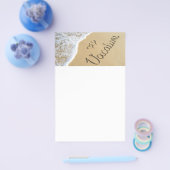 Ferien auf Strandschild Flyer (Einzeln)