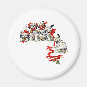 Ferien-Dalmatiner-Welpen Magnet