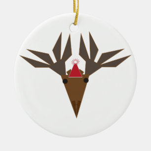 Ferien-Elch Keramik Ornament