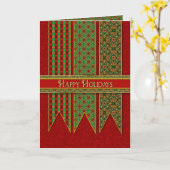 Ferien, Geschäfte, 3 Banner in Verzierten Printen Karte (Gelbe Blume)