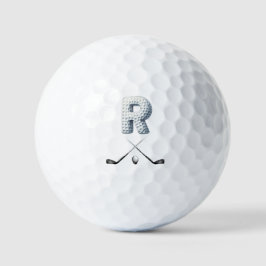 Ferien Golf Balls - Alpha Number LETTER R Golfball