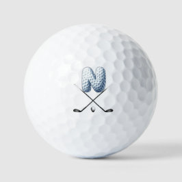 Ferien Golf Balls - Alpha-Nummer-LETTER N Golfball