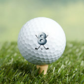Ferien Golf Balls Alpha-Zahl 8 Golfball (Insitu T-Shirt)