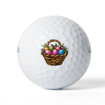 Ferien Golfbälle Ostern Korb
