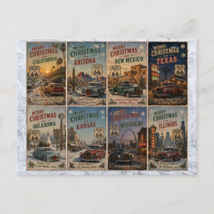 Ferien Grüße von der Route 66 Postkarte