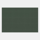 Ferien Hahnentrittmuster Schwarz Grün Urlaub Verpa Geschenkpapier Set (Vorderseite 3)