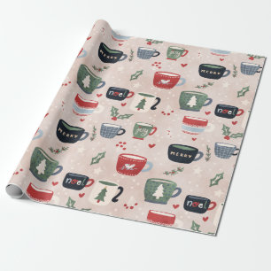 Ferien-Heiße Schokolade Geschenkpapier