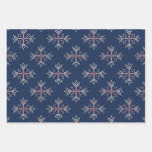 Ferien-Imitate Strick Patente Weihnachten Personal Geschenkpapier Set (Vorderseite 3)