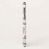 Ferien in Europa-Muster Case-Mate iPhone Hülle (Hinten/Links)