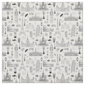 Ferien in Europa-Muster Stoff (Muster)