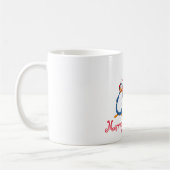 Ferien Keramik Tasse Merry Penguins (Links)