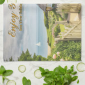 Ferien Lass Holiday Zuhause Rental Hütte Foto Geschirrtuch (Gefaltet)