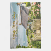 Ferien Lass Holiday Zuhause Rental Hütte Foto Geschirrtuch (Vertikal)