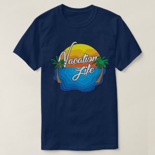 Ferien-Leben-volles Logo T-Shirt