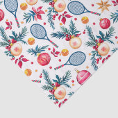 Ferien Liebe-Liebe Tennis Weihnachten, Seidenpapier (Detail)