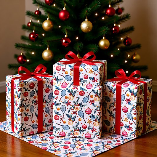 Ferien Liebe-Liebe Tennis Weihnachten, Seidenpapier