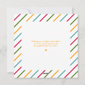 Ferien Liebe Merry & Bright Foto Flat Postkarte (Rückseite)