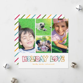 Ferien Liebe Merry & Bright Foto Flat Postkarte