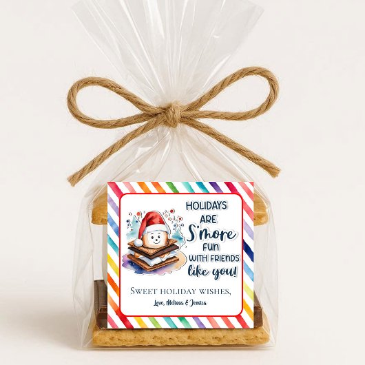 Ferien machen Spaß mit Freunden wie Ihnen Quadratischer Aufkleber