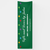 Ferien Messe Ornamente Vendor Banner (Vertikal)