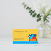 Ferien-Mietaufenthalts- in Visitenkarte (Stehend Vorderseite)