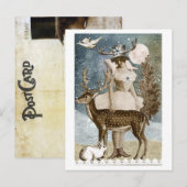 Ferien mit Freunden Postkarte (Vorne/Hinten)