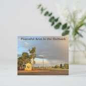 Ferien Postkarte von Cunnamulla. Qld. AU. (Stehend Vorderseite)