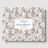 Ferien Rental Guest Book Elegante Blätter Berries Gästebuch (Vorderseite)