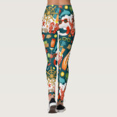 Ferien Sommer Party Strand Muster Leggings (Rückseite)