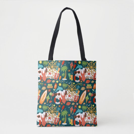 Ferien Sommer Party Strand Muster Tasche (Vorderseite)