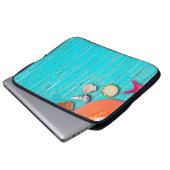 Ferien Sommersonnengarten Laptopschutzhülle (Vorne Knopf)