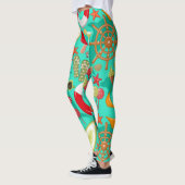 Ferien Sommerstrand Muster Leggings (Links)